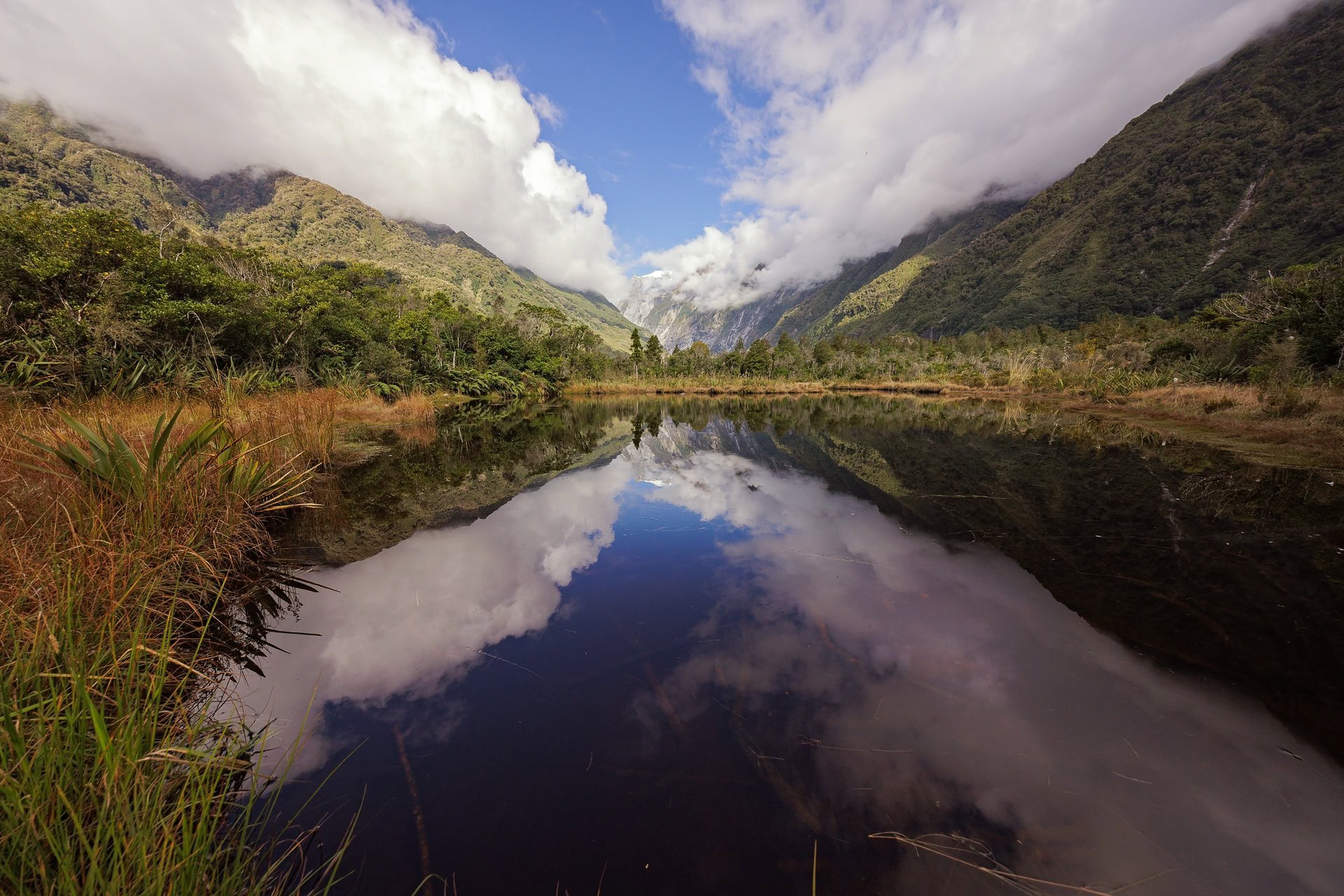 Peters Pool Walk in Franz Josef, West Coast, NZ Peters Pool Walk in Franz Josef, West Coast, NZ